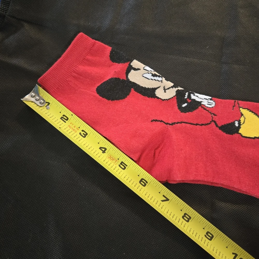 🍒🍒 Red Mickey Mouse Crew Socks
